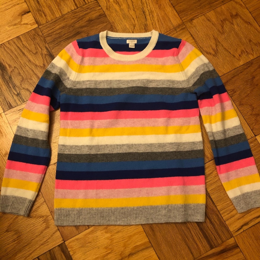 Striped J Crew Sweater